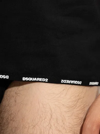 Dsquared2 Short-sleeved T-shirt In Black