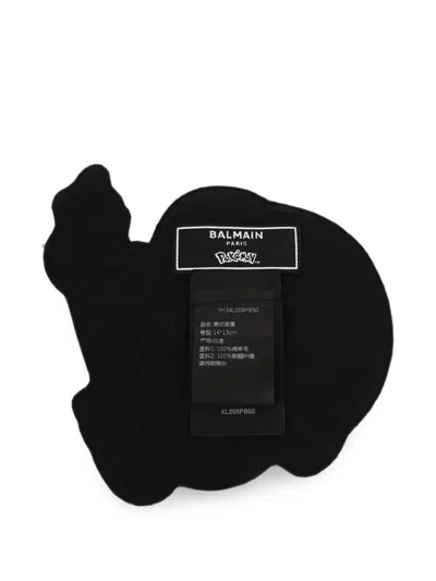 Balmain Pokémon Charmander Wool Patch Brooch In Black