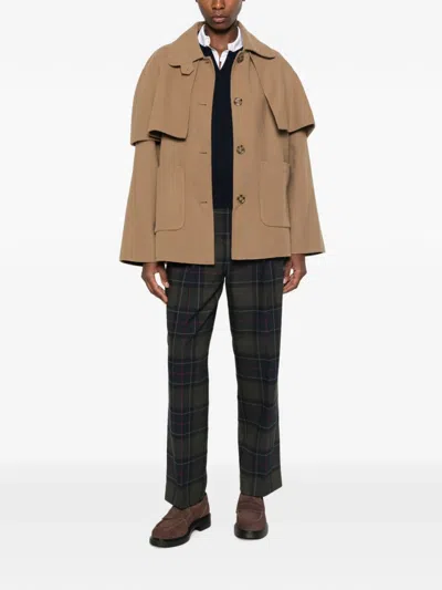 Barbour Checked Straight-leg Trousers In Multi