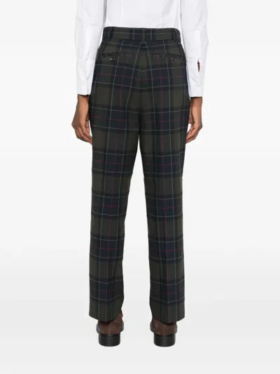 Barbour Checked Straight-leg Trousers In Multi