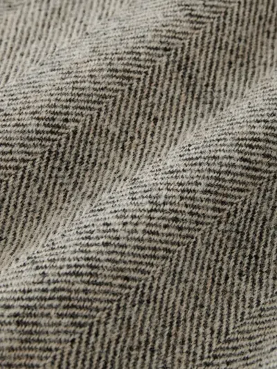 Studio Nicholson Howth Herringbone-pattern Chore Jacket In Gray