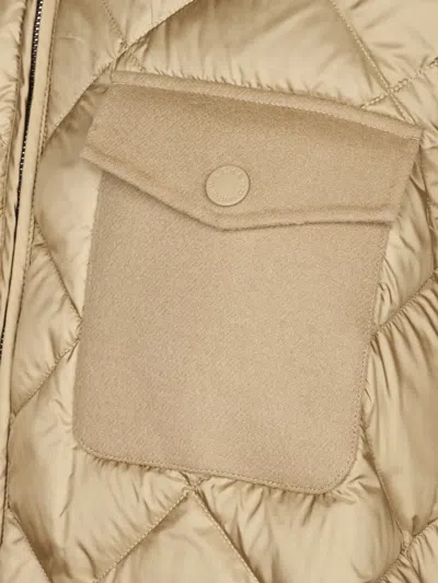 Weekend Max Mara Trusty Camel Down Jacket In Neutral