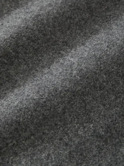 Studio Nicholson Ria Melton-texture Coat In Gray