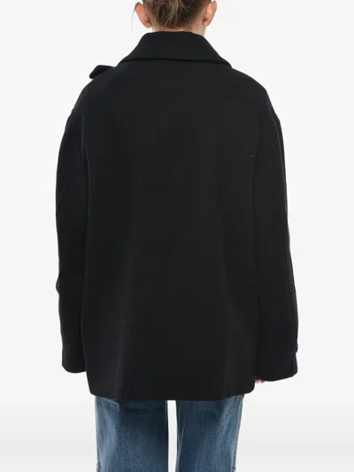 Stella Mccartney Single-breasted Coat In Black