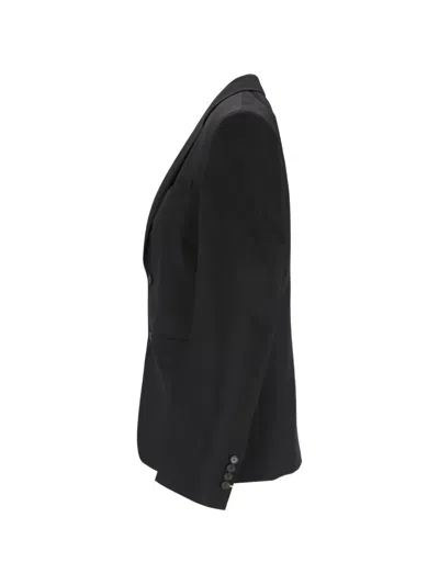 Fendi Single-breasted Jacket In Black