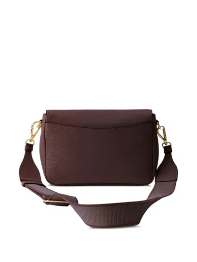 Prada Leather Shoulder Bag In Brown