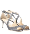 JIMMY CHOO Emily 65 glitter sandals