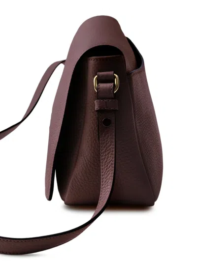 Prada Leather Shoulder Bag In Brown