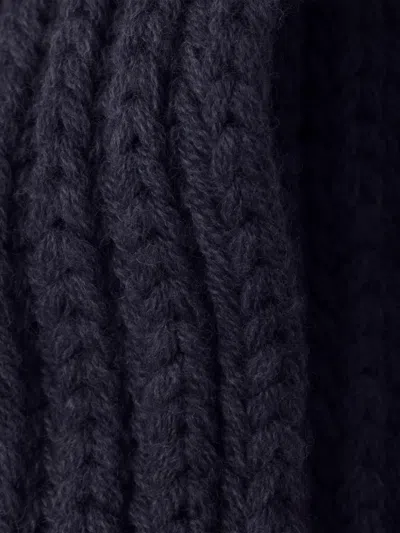 Prada Wool Scarf In Black