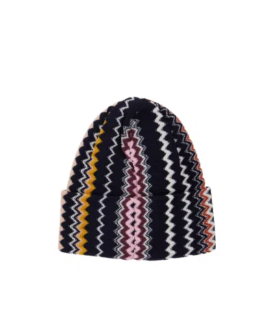 Missoni Knitted Hat In Multi