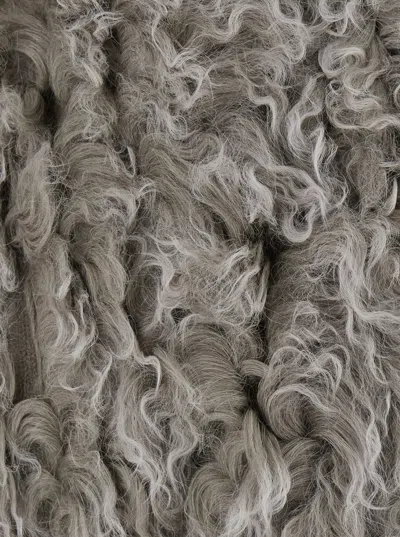 P.a.r.o.s.h . Textured Wool Bomber Jacket In Gray