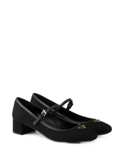 Prada Fabric Pumps In Black