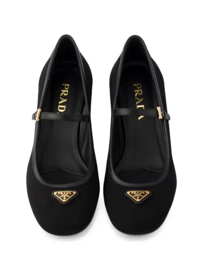 Prada Fabric Pumps In Black