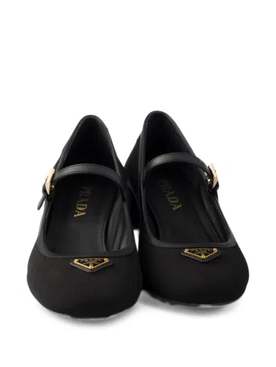Prada Fabric Pumps In Black