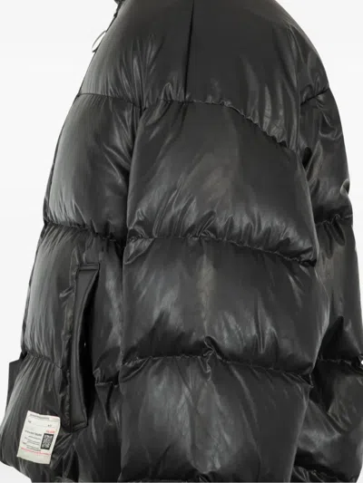 Miharayasuhiro Bottom Folded Down Jacket In Black