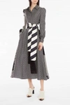 HILLIER BARTLEY Abstract-Print Midi Dress