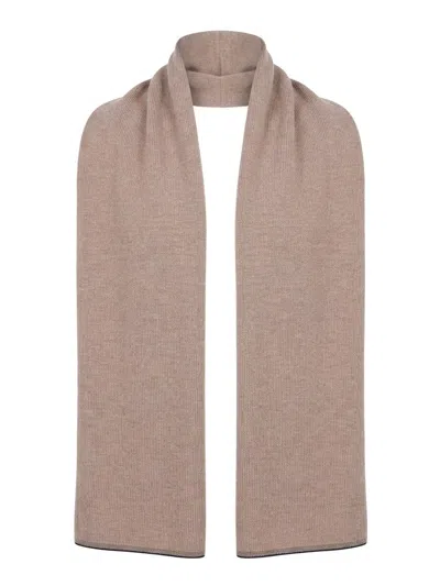 Givenchy Wool-silk Blend Scarf In Beige