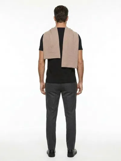 Givenchy Wool-silk Blend Scarf In Beige
