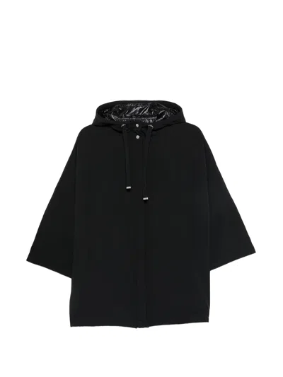 Herno Black Polyamide Elastane Travel Jacket In Black