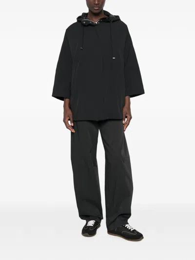 Herno Black Polyamide Elastane Travel Jacket In Black