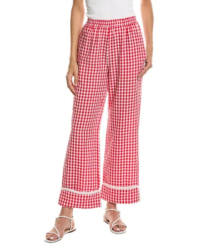 To My Lovers Check Pant In Orange