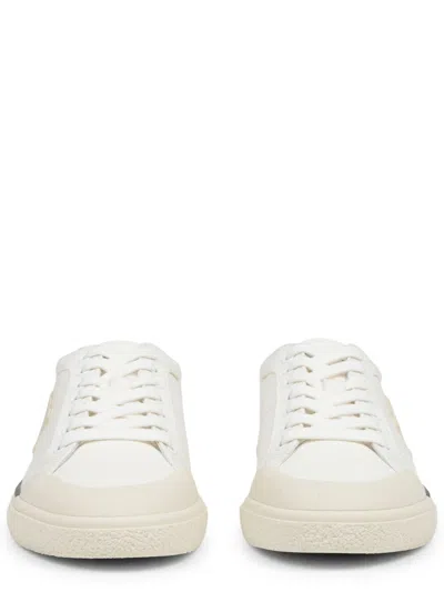 Celine Triomphe Low Top Sneaker In White