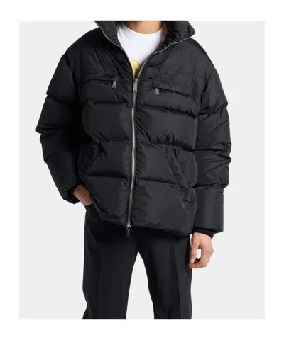 Dsquared2 Dsquared Oversized Colorblock Down Jacket In Black