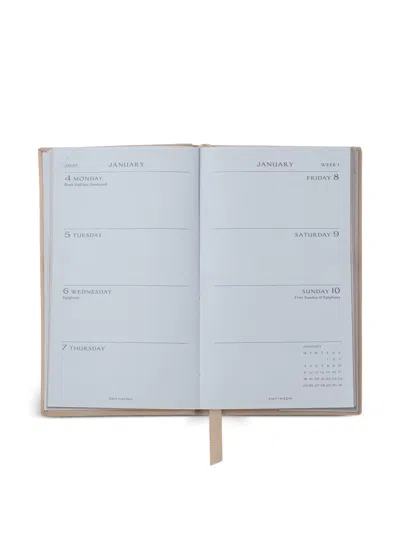 Smythson Panama Weekly Diary In Neutral