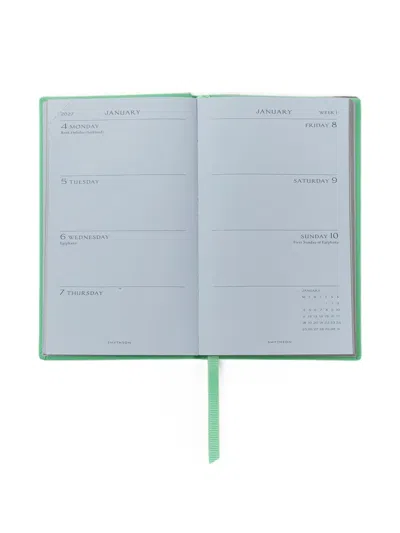 Smythson Panama Diary In Green