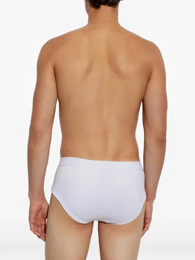Tom Ford Logo-waistband Briefs In White