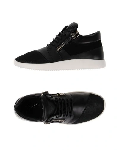 Shop Giuseppe Zanotti Sneakers In ブラック