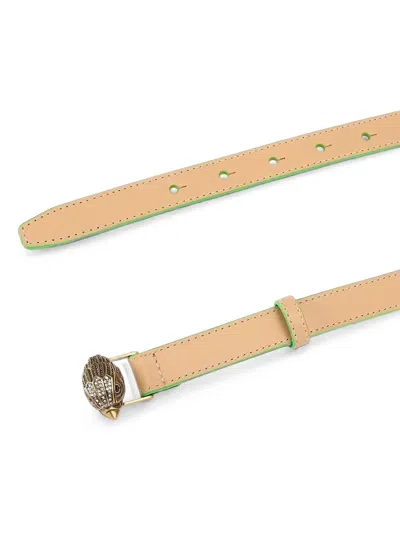 Kurt Geiger Eagle Belt In Nude