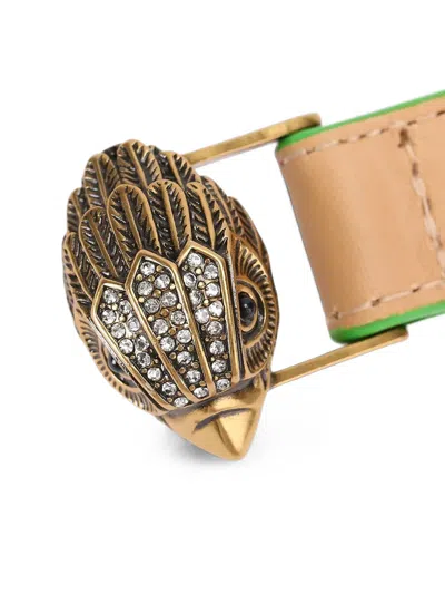 Kurt Geiger Eagle Belt In Nude