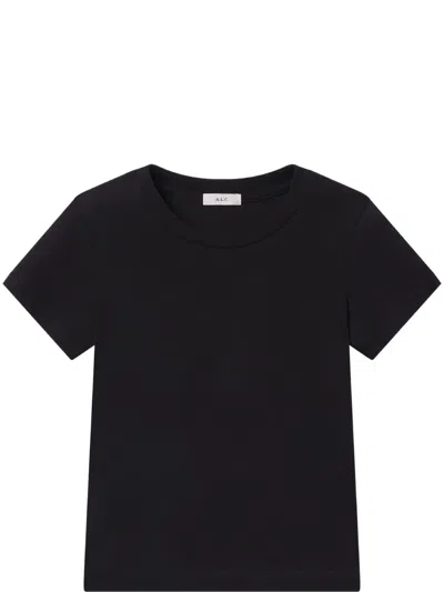 A.l.c Harper Cotton T-shirt In Black