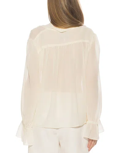 Alexia Admor Lin Blouse In Beige