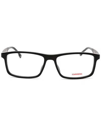 Carrera Men's Black Rectangular Eyeglass Frames  8883 In Black
