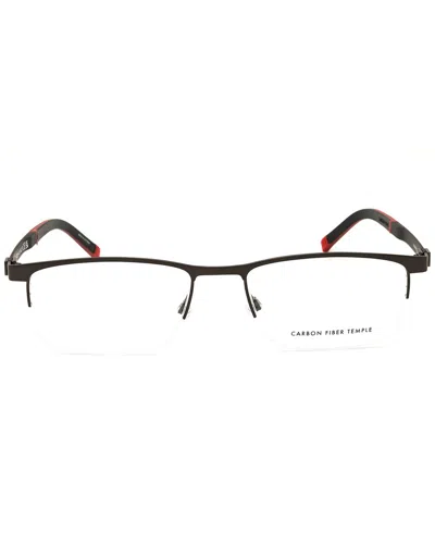 Tommy Hilfiger Men's Black Rectangular Sunglasses Th2079us In Grey