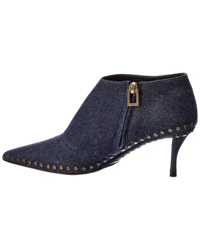Roger Vivier Denim Boot In Blue