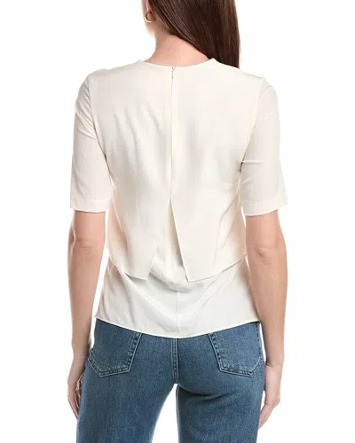 Akris Silk Solid Blouse In White