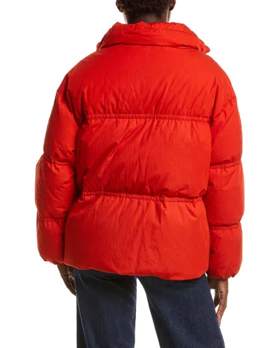 Moncler Puffer Down Jacket In Red