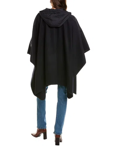 Moncler Wool-blend Cape In Pink