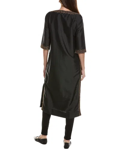 Gretchen Scott Hand Beaded Kurta In Black