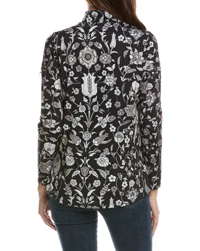 Gretchen Scott Jock Girl Half Zip Pullover In Multi