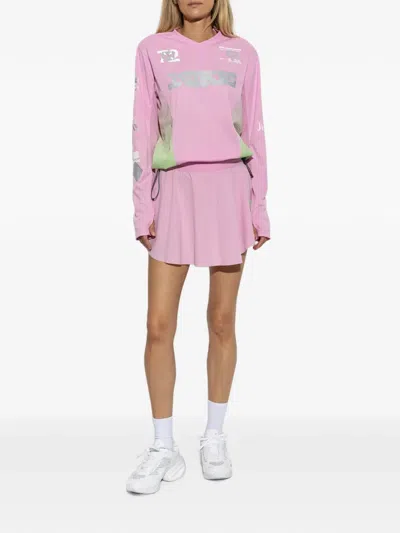 Nike Swift Logo-print Long-sleeve T-shirt In Multi