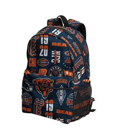 Outerstuff Chicago Bears Backpack And Lunchbox Set In Navy