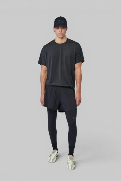 Y-3 M Run Tights In Black