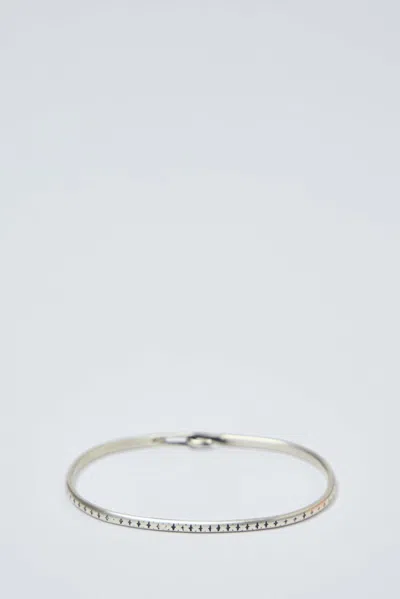 Werkstatt:münchen Bangle Hook Pattern In Metallic