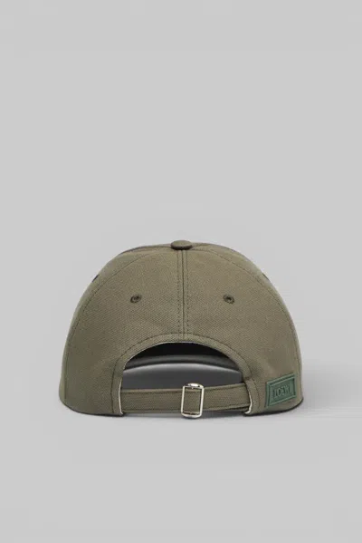 Loewe Flag Patch Cap In Green