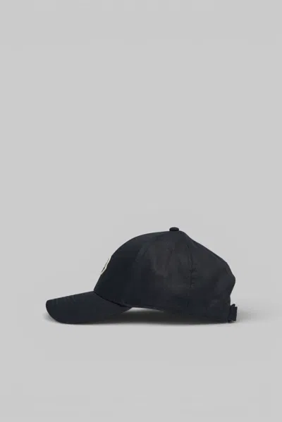 Moncler Baseball Cap In Black