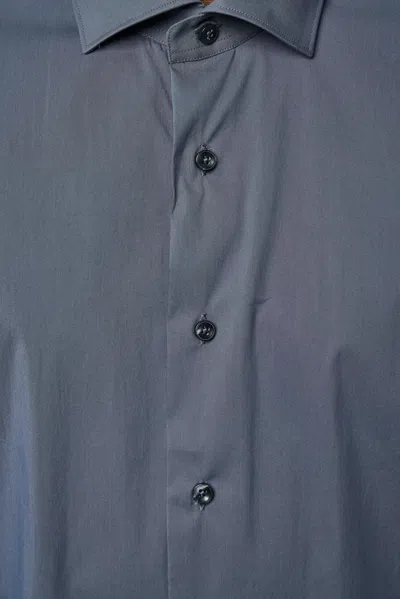 Xacus Camicia Classica In Blue